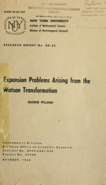 Expansion problems arising from the Watson transformation_cover