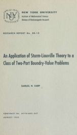 An application of Sturm-Liouville theory to a class of two-part boundary-value problems_cover