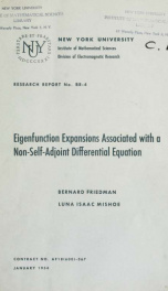 Eigenfunction expansions associated with a non-self-adjoint differential equation_cover
