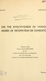 On the effectiveness of various modes of detonation or combustion_cover