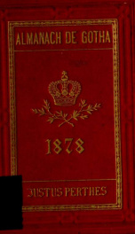 Almanach de Gotha yr.1878_cover