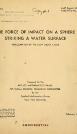 The force of impact on a sphere striking a water surface_cover