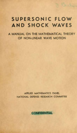 Supersonic flow and shock waves, a manual on the mathematical theory of non-linear wave motion_cover