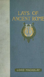 The Lays of ancient Rome_cover