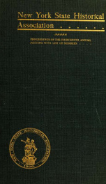 Proceedings of the New York State Historical Association : ... annual meeting with constitution and by-laws and list of members 31_cover