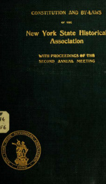 Proceedings of the New York State Historical Association : ... annual meeting with constitution and by-laws and list of members 17_cover