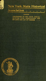 Proceedings of the New York State Historical Association : ... annual meeting with constitution and by-laws and list of members 11_cover