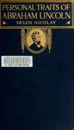 Personal traits of Abraham Lincoln_cover