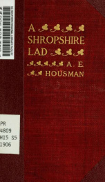 A Shropshire lad_cover