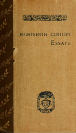 Eighteenth century essays_cover