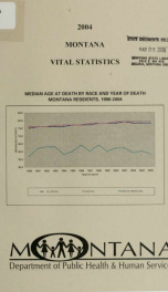 Montana vital statistics 2004_cover