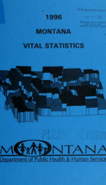 Montana vital statistics 1996_cover