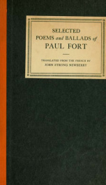 Selected poems and ballads of Paul Fort_cover
