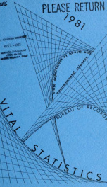 Montana vital statistics 1981_cover