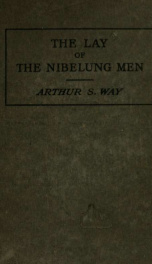 The lay of the Nibelung men;_cover