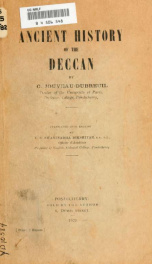 Ancient history of the Deccan_cover