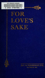 For love's sake_cover
