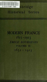 History of modern France, 1815-1913 2_cover