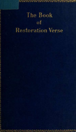 The book of restoration verse;_cover