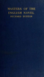 Masters of the English novel; a study of principles and personalities_cover