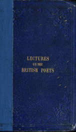 Lectures on the British poets_cover