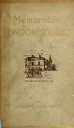 Memorable London houses : a handy guide, with illustrative anecdotes and a reference plan_cover