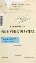 A handbook for eucalyptus planters_cover