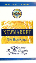 Reports of the selectmen and town treasurer and the superintendent of public schools of the Town of Newmarket, for the year ._cover