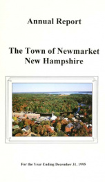 Reports of the selectmen and town treasurer and the superintendent of public schools of the Town of Newmarket, for the year ._cover