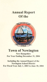 Annual reports of the selectmen, treasurer, highway agents, auditors, board of education and library trustees of the Town of Newington, N.H. for the year ending ._cover