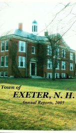 Receipts and expenditures of the Town of Exeter_cover