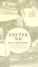 Receipts and expenditures of the Town of Exeter_cover