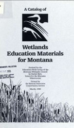 A catalog of wetlands education materials for Montana_cover