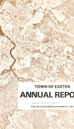 Receipts and expenditures of the Town of Exeter_cover