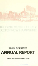 Receipts and expenditures of the Town of Exeter_cover