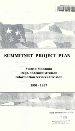 SummitNet project plan : 1995-1997 1995_cover