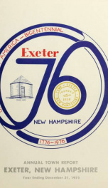 Receipts and expenditures of the Town of Exeter_cover