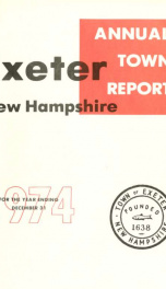 Receipts and expenditures of the Town of Exeter_cover