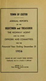 Receipts and expenditures of the Town of Exeter_cover