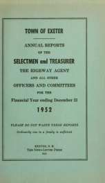 Receipts and expenditures of the Town of Exeter_cover