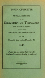 Receipts and expenditures of the Town of Exeter_cover