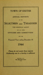 Receipts and expenditures of the Town of Exeter_cover