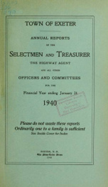 Receipts and expenditures of the Town of Exeter_cover