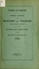 Receipts and expenditures of the Town of Exeter_cover