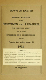 Receipts and expenditures of the Town of Exeter_cover