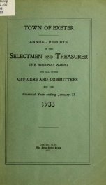 Receipts and expenditures of the Town of Exeter_cover