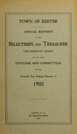 Receipts and expenditures of the Town of Exeter_cover