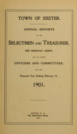 Receipts and expenditures of the Town of Exeter_cover