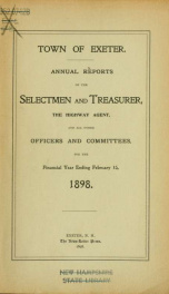 Receipts and expenditures of the Town of Exeter_cover