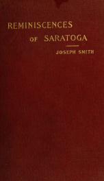 Reminiscences of Saratoga:_cover